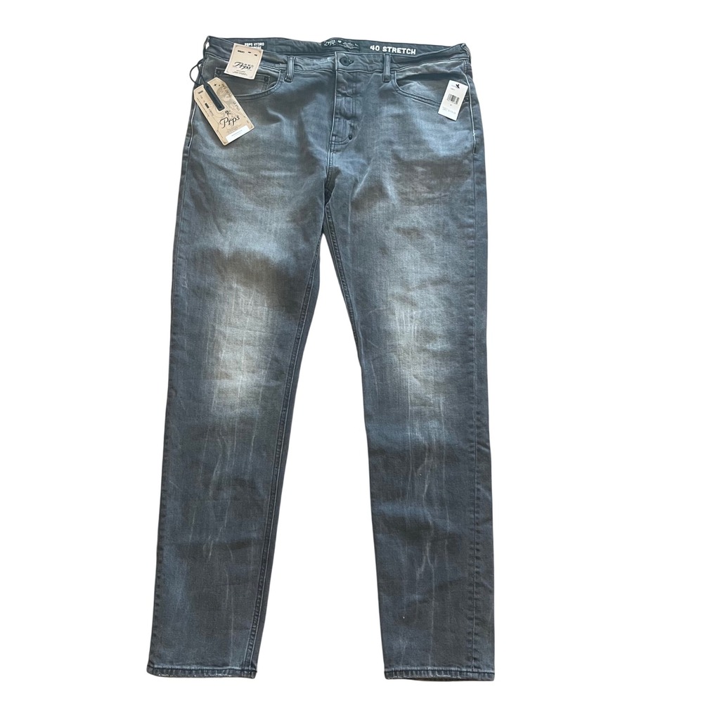 Prps Hydro Purpose Mens 40‎ Stretch Jeans Grey Faded Eco Sustainable E00P235W